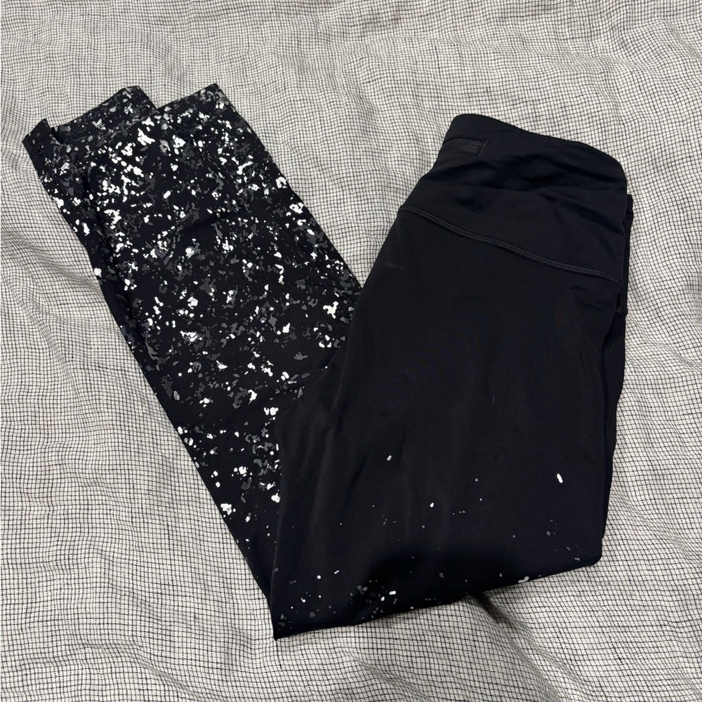 Lululemon Splatter-Print Leggings